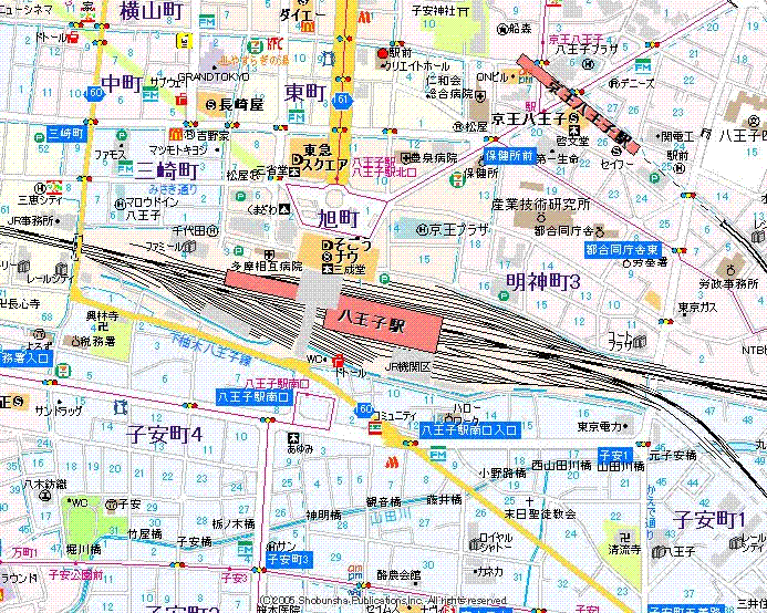 にゅー む 東京都八王子市の地図 | マップ·イット 第 三 京浜